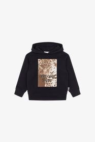 JU Printed sweatshirt Black TJT66J-CF050