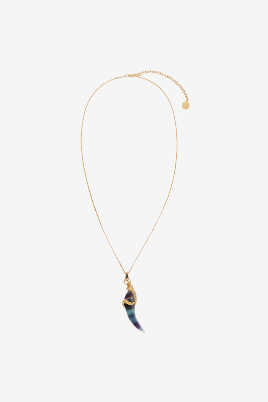 RC Necklace with Fang pendant Gold TWG006-AM002