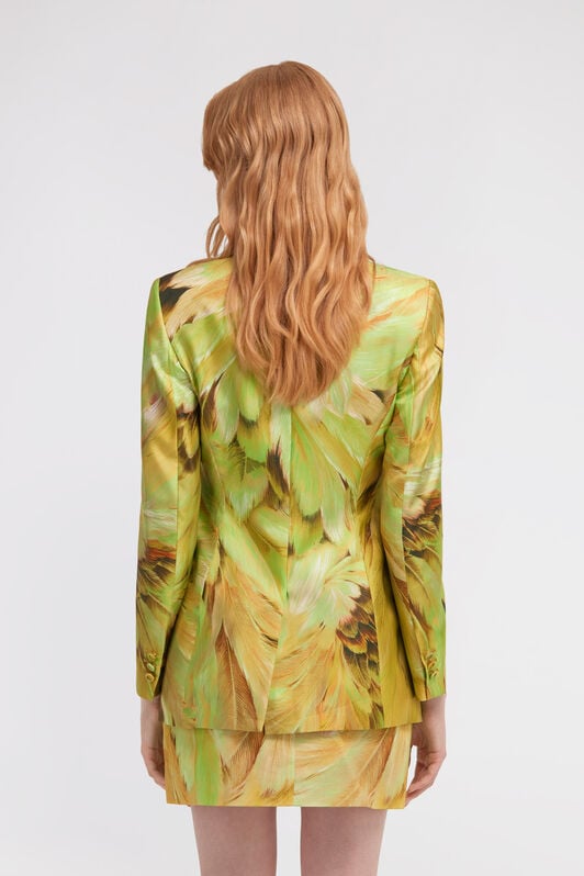 RC Plumage Print Blazer RC Plumage Print Blazer Light green SWT405-4QL71