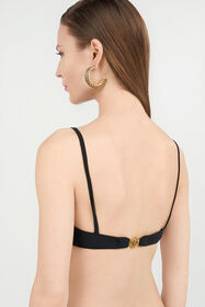 RC Bikini Top with Logo Detail BLACK WKW001-LL030