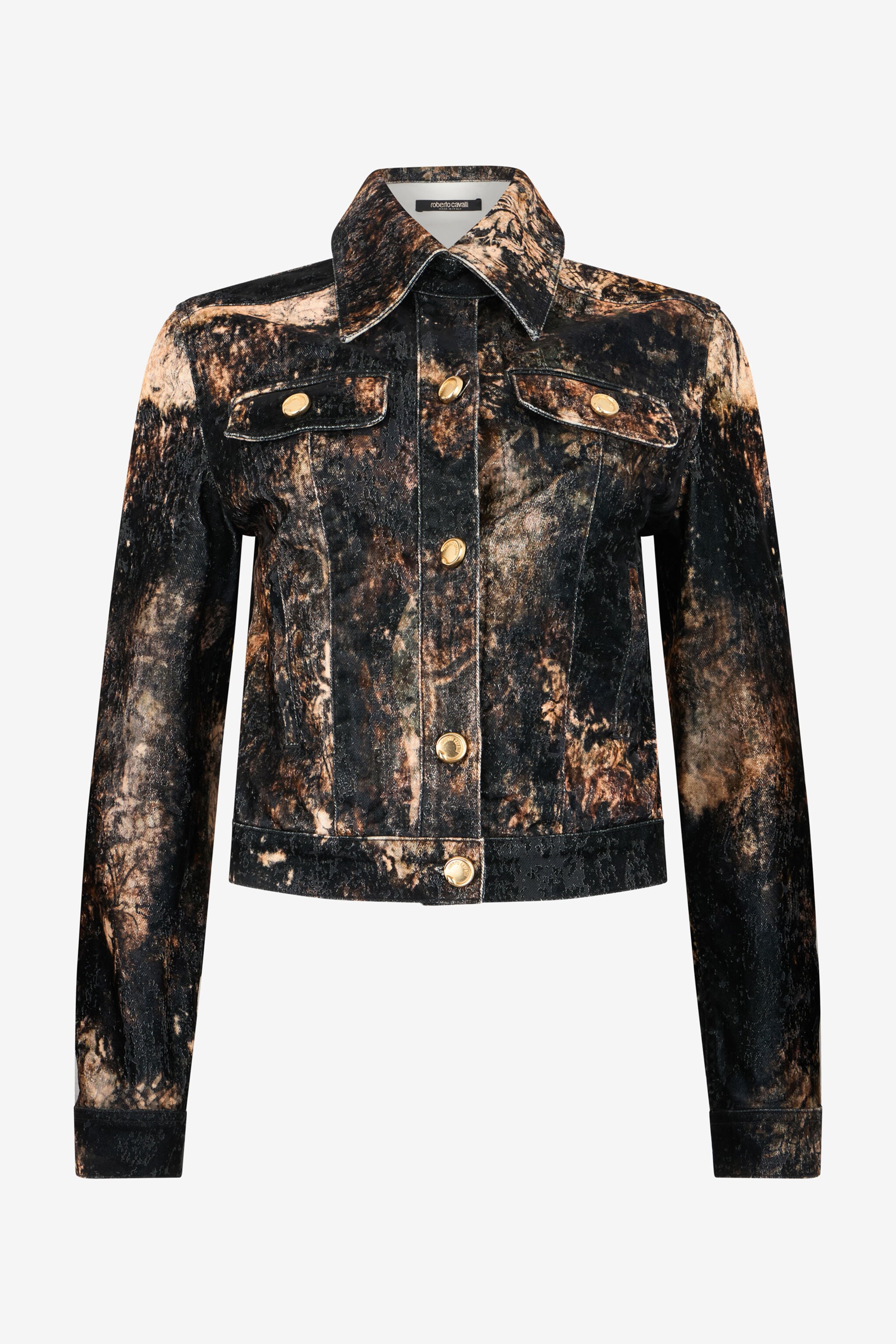 RC Jacke mit Tie-Dye-Effekt IVORY/BLACK XQJ400-CE048