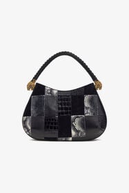 RC Borsa a Spalla Patchwork Nero TKB022-PZP01