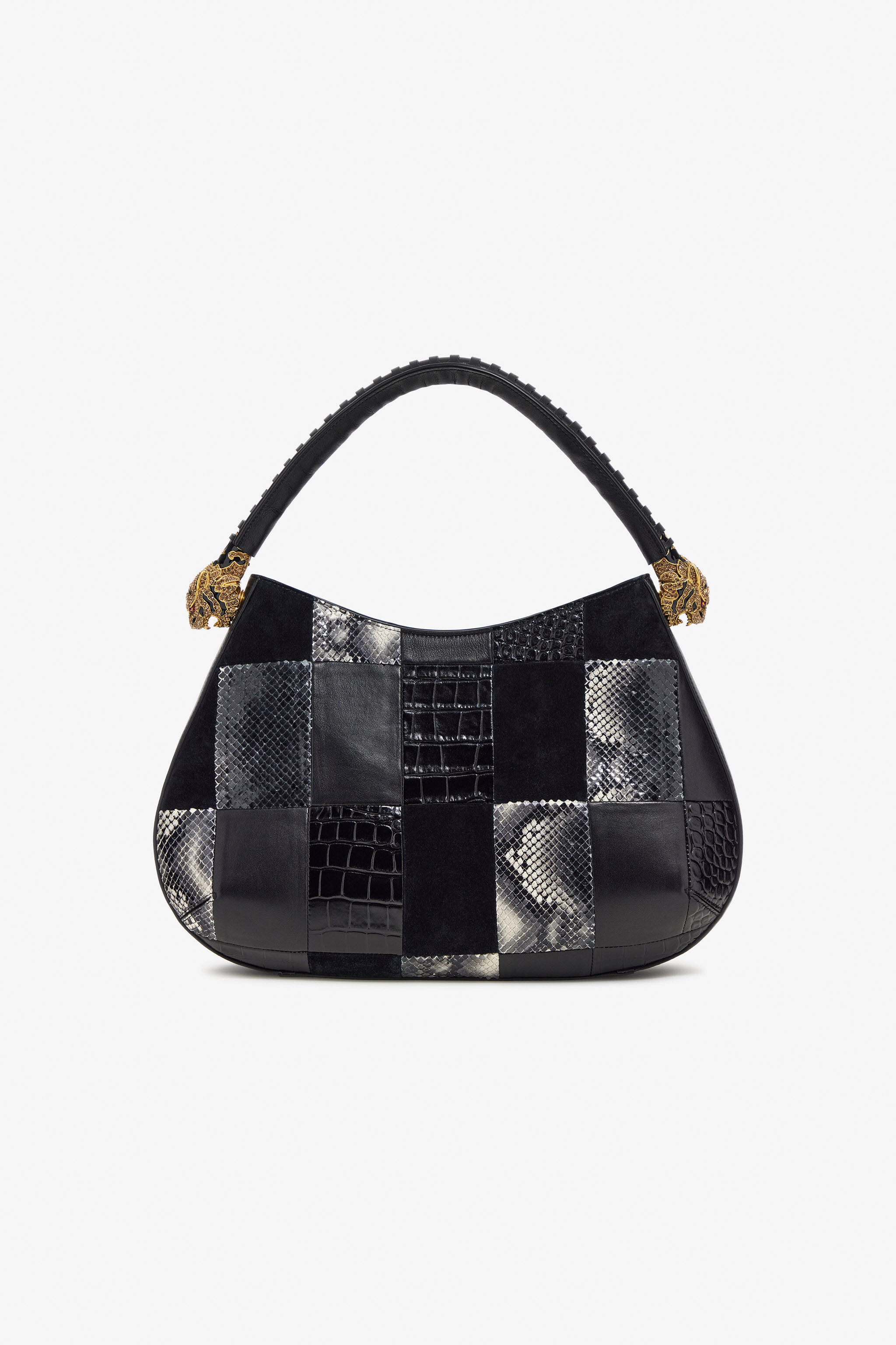 RC Patchwork Shoulder Bag RC Patchwork Shoulder Bag Black TKB022-PZP01