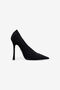 RC Black Pumps With Snake Texture RC Black Pumps With Snake Texture Black VKS120-VL356
