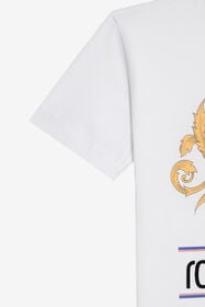 JU Optical White T-Shirt with Logo Print OPTICAL WHITE VJT60K-JD001