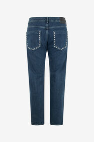 RC Denim-Hose Ready To Wear Hose Blau Nieten DENIM TOJ20G-DL010