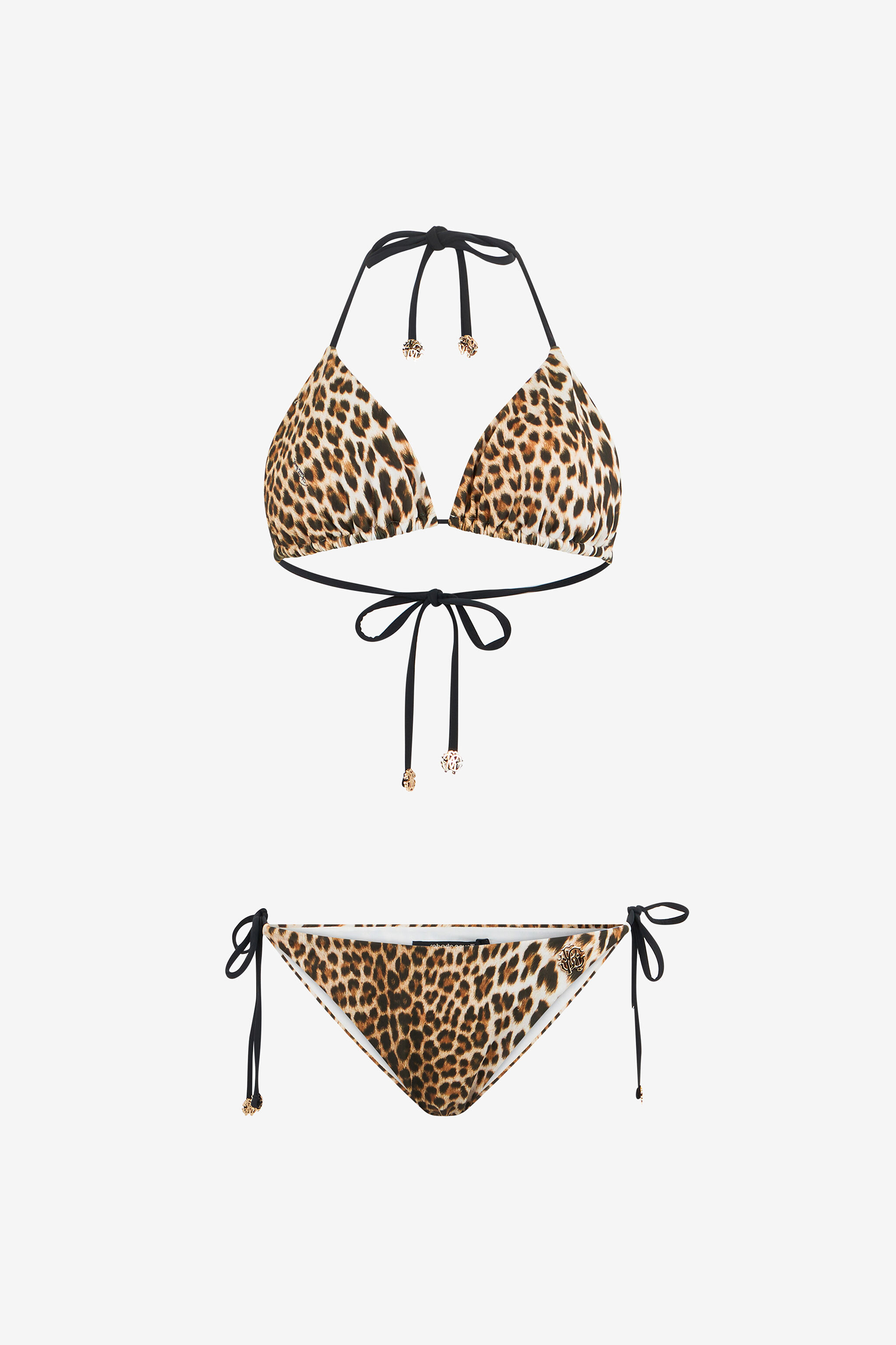 Leopard Print Bikini in JAGUAR for Women | Roberto Cavalli®