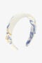 JU Printed Hairband with RC Logo JU Printed Hairband with RC Logo Blanc SJI005-4FL49