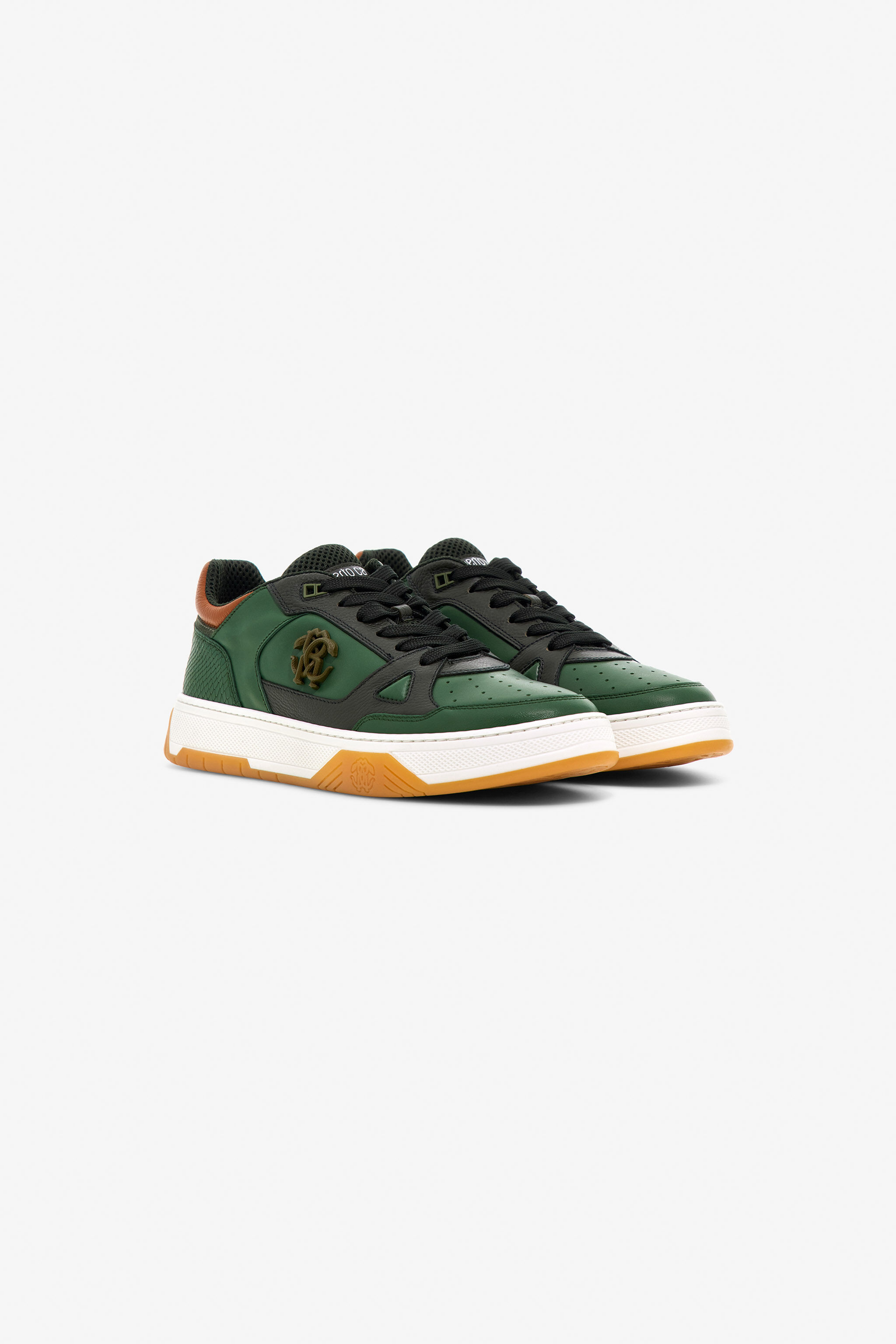 RC RC logo Sneakers RC RC logo Sneakers Dark green SRS045-PZA01