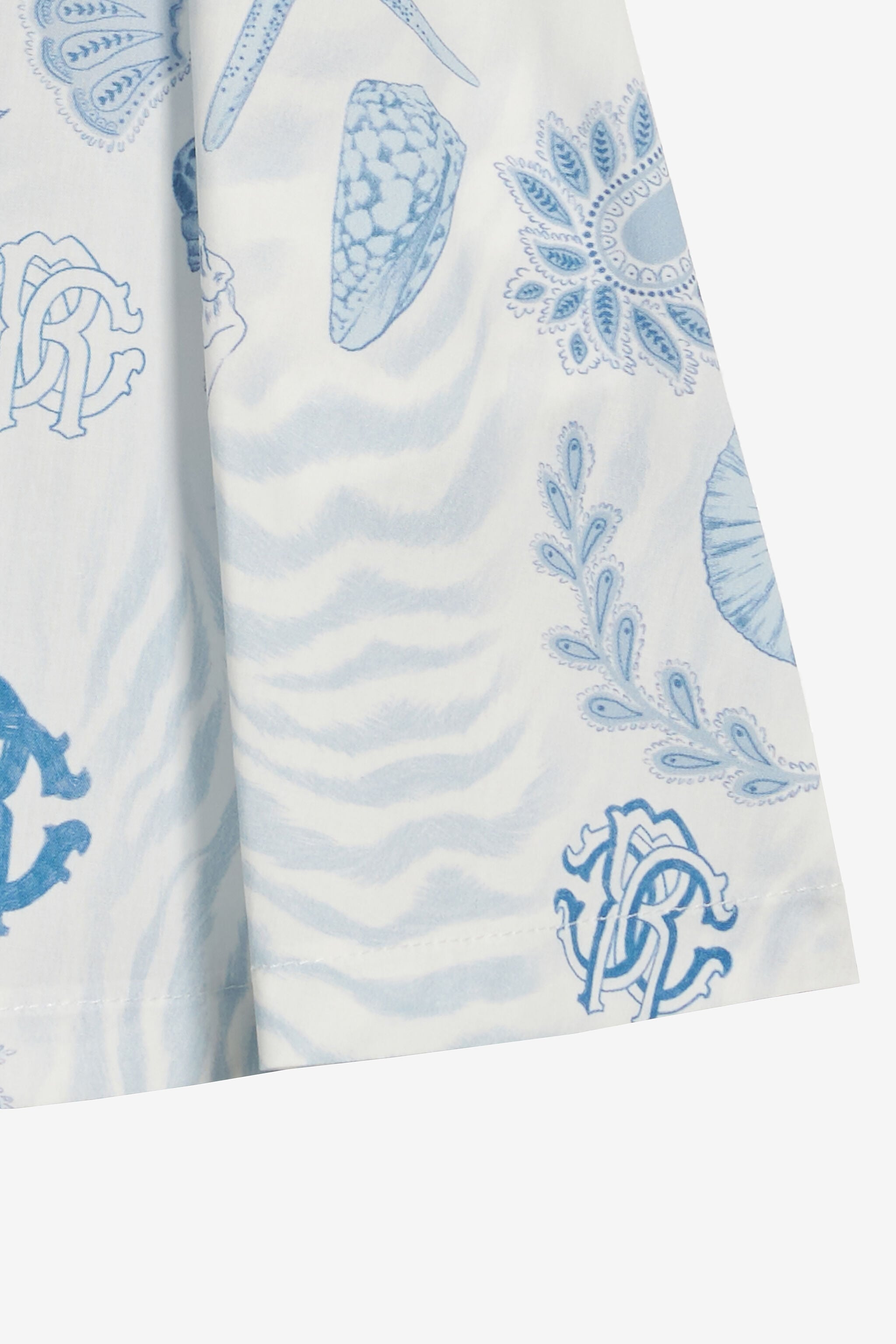 JU Printed Dress JU Printed Dress Light blue UJT105-JD001