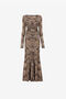 RC Cut-out patterned dress RC Cut-out patterned dress Light brown QKT102-LNF52
