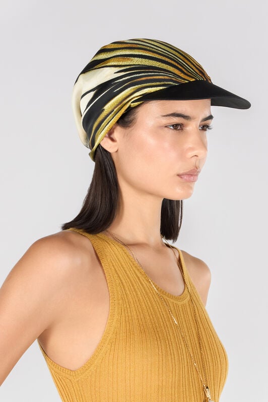RC Cappello con visiera e foulard Ray of Gold RC Cappello con visiera e foulard Ray of Gold Oro TALR02-IR019