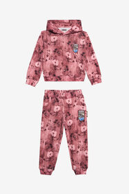 JC Cotton Track Suit DARK PINK XFT68W-2O004