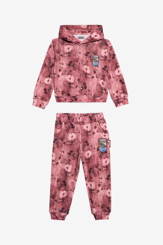 JC Cotton Track Suit DARK PINK XFT68W-2O004