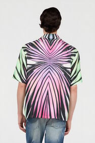 RC Ray Of Paradise Print Shirt PURPLE/GREEN XRT760-4QM33