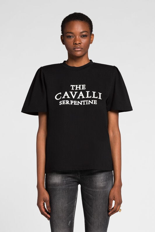 RC Logo-Print Cotton T-Shirt RC Logo-Print Cotton T-Shirt Black OQT61E-JD097