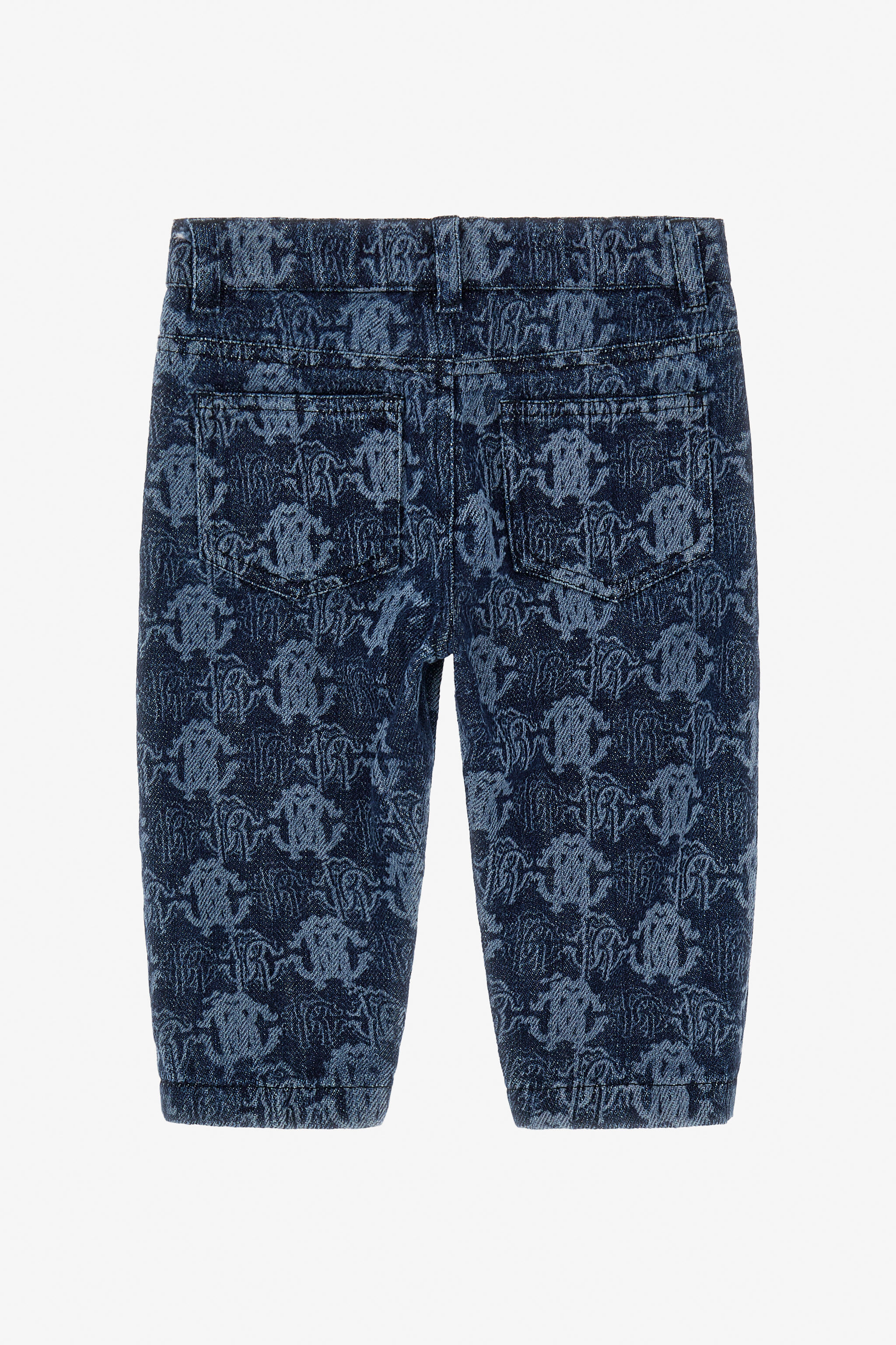 JU Hose aus Denim mit dem Logo RC JU Hose aus Denim mit dem Logo RC Blau TJJ209-DL001