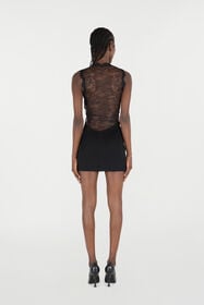 RC Minirobe Avec Dentelle Noir VKT110-JE034
