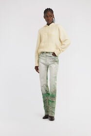 RC Sweatshirt with Logo Ivory TKM613-MA133