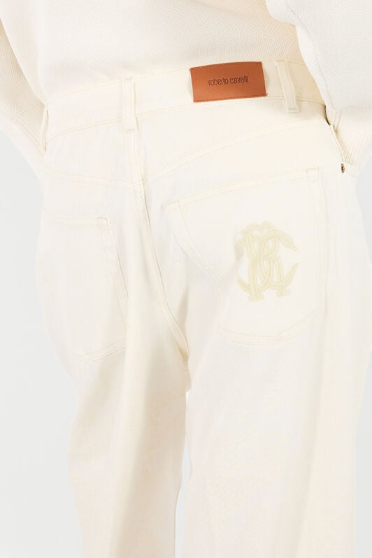 RC Python-Print Palazzo Pants RC Python-Print Palazzo Pants White UKJ207-KGN53
