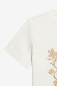 JU T-shirt Bianca In Cotone MILKY WHITE TJT66V-JD001