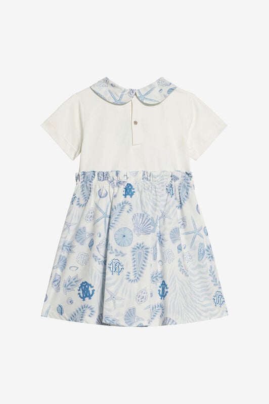 JU Printed Dress JU Printed Dress Light blue UJT105-JD001