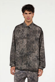JC Faded Effect Shirt with All-Over Lettering 899+316 VFM025-VF158