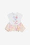JU Starfish Print Dress JU Starfish Print Dress MILKY WHITE/PINK WJT102-JD001