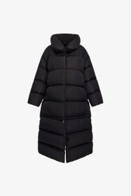 RC Long Down Puffer Coat Black TKT801-SB001