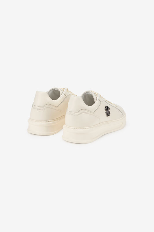 RC Sneakers avorio con monogramma RC RC Sneakers avorio con monogramma RC WHITE TOS00I-PZC15
