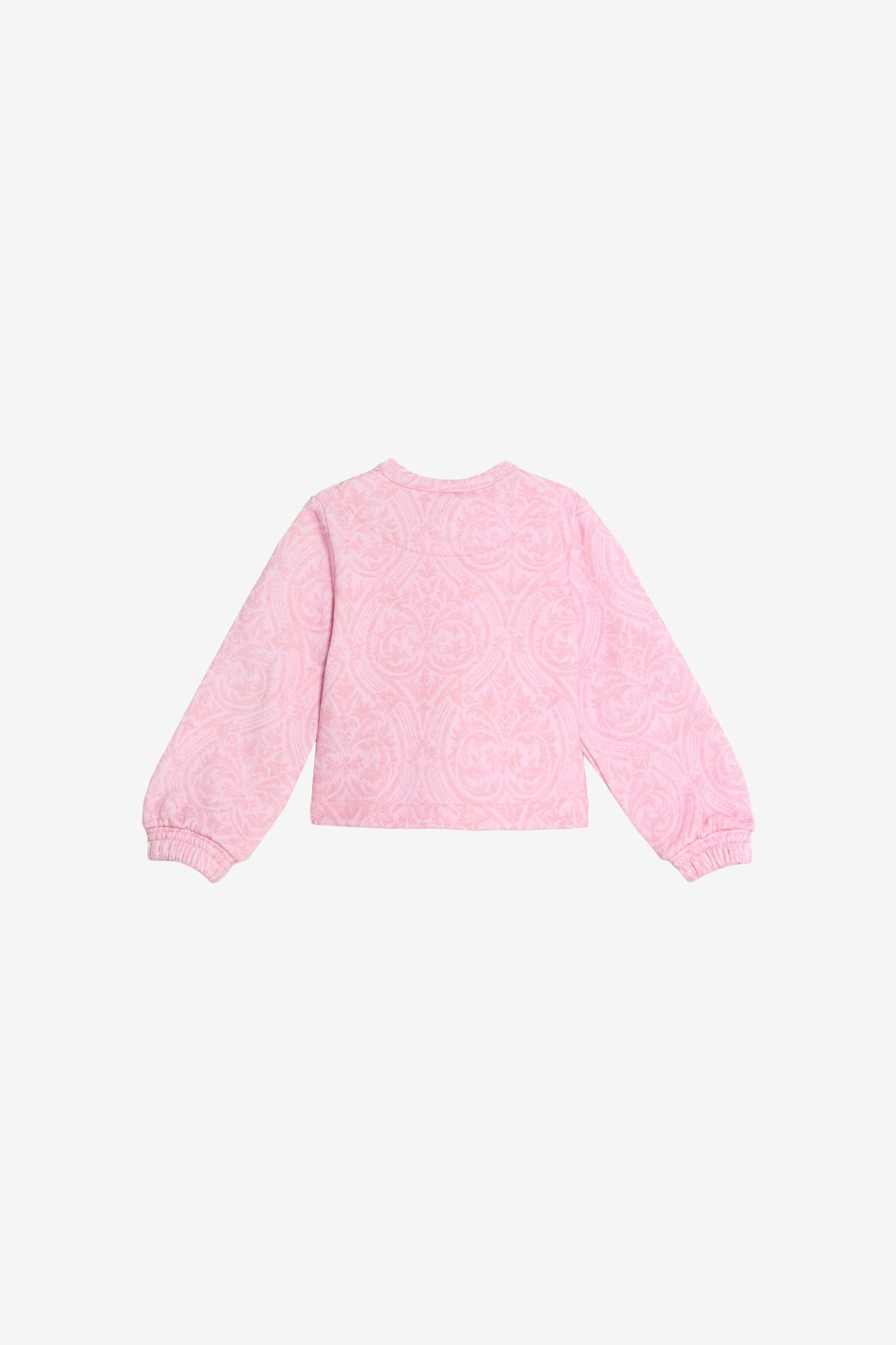 JU Pink Cotton Sweatshirt JU Pink Cotton Sweatshirt BABY ROSE VJT692-5OP28