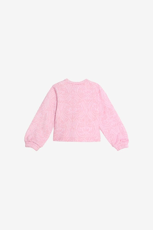 JU Pink Cotton Sweatshirt JU Pink Cotton Sweatshirt BABY ROSE VJT692-5OP28