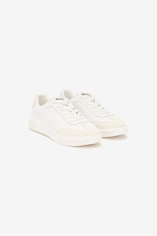 JC Sneakers With Perforated Logo JC Sneakers With Perforated Logo White UFS017-UF292