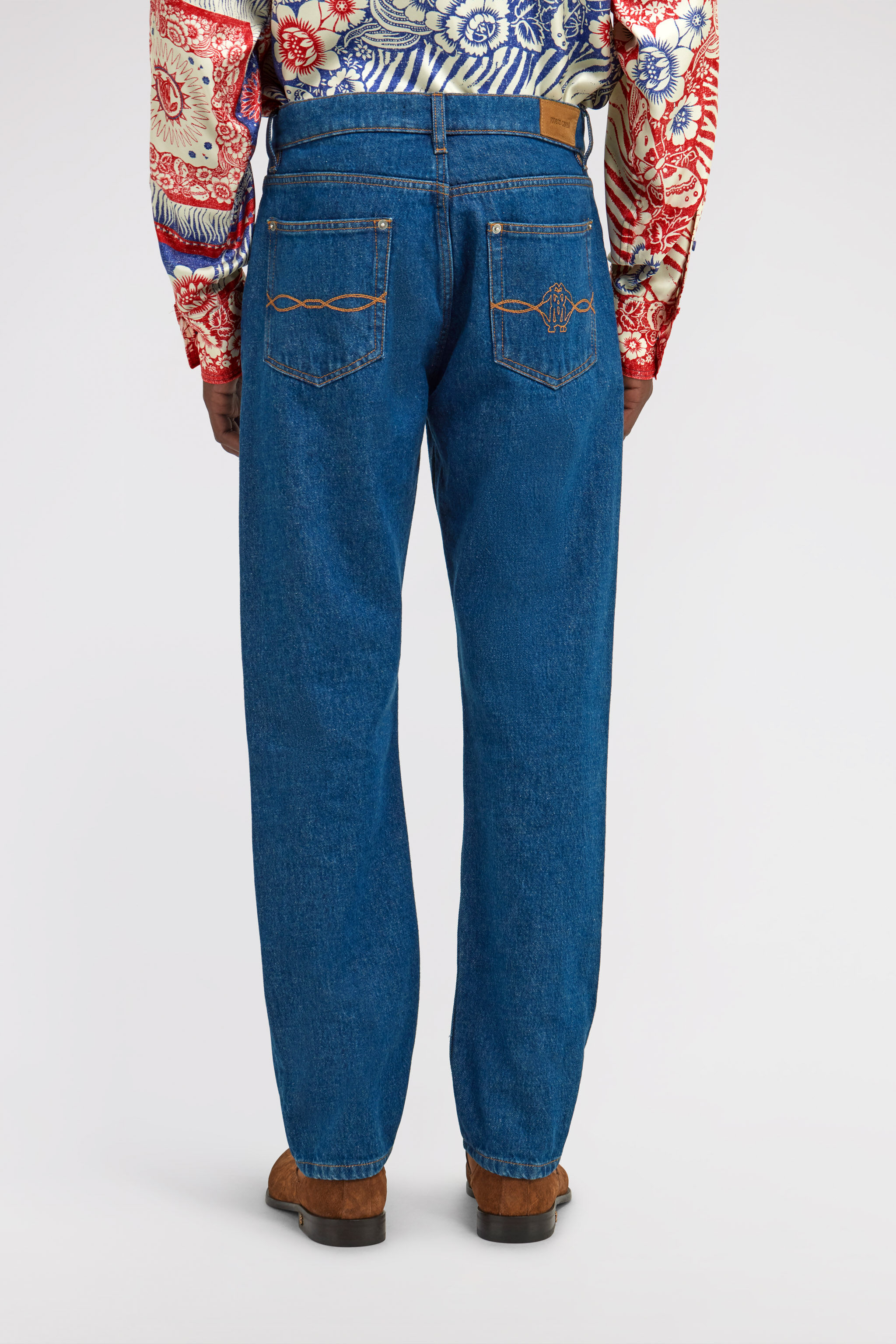 Classic Jeans in Blue for Men | Roberto Cavalli®