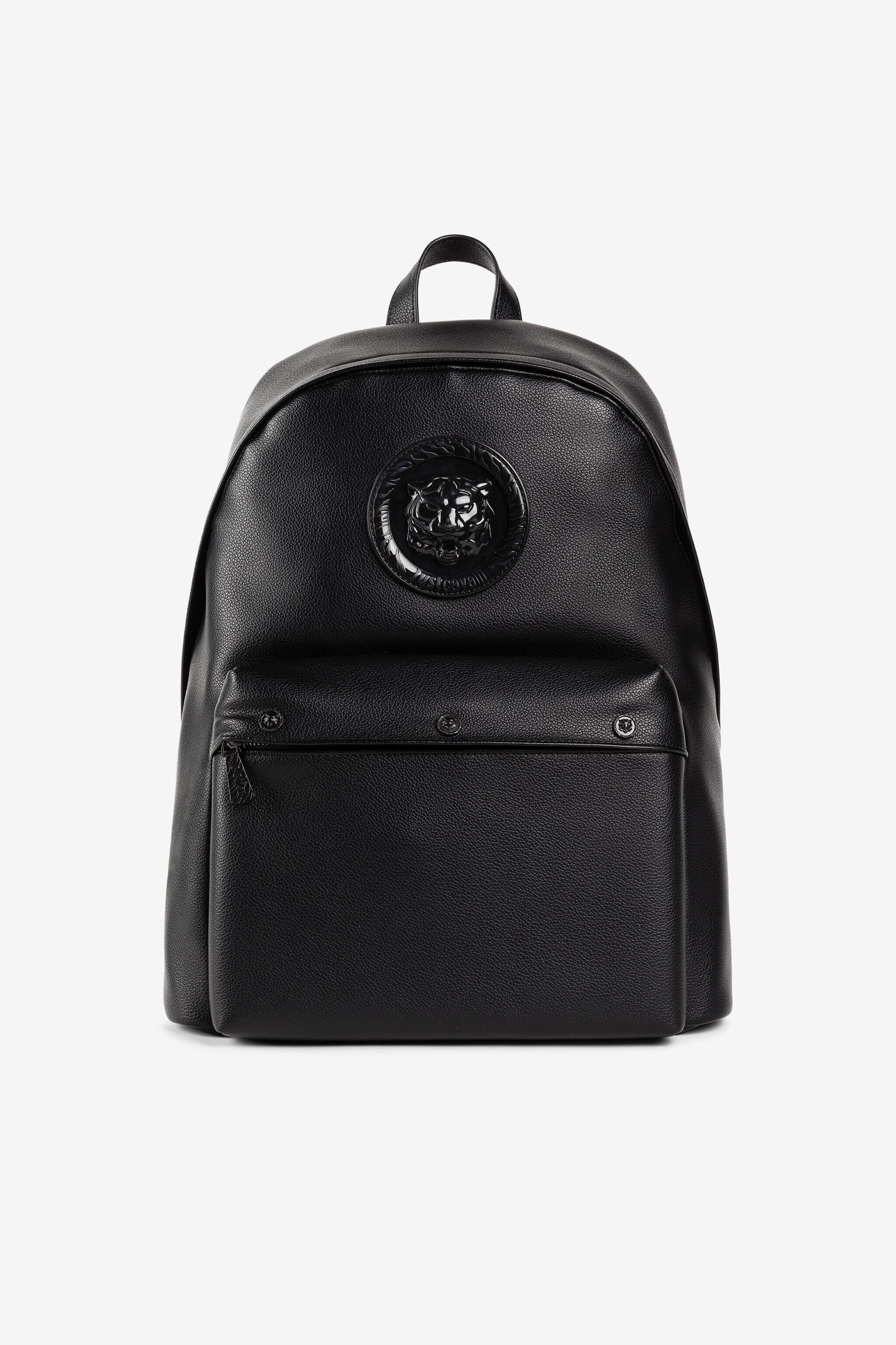 JC Just Cavalli Tiger Head Backpack JC Just Cavalli Tiger Head Backpack BLACK Q62348-Q1251