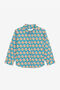 JU RC Monogram-Print Cotton Shirt JU RC Monogram-Print Cotton Shirt Blue RJT70B-4FH88