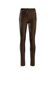 RC Lurex skinny trousers GOLD/BLACK KQT224-JE055