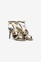 JC Gold High-Heel Sandals With Logo Medallion JC Gold High-Heel Sandals With Logo Medallion GOLD LUCIDO UFS059-UF381