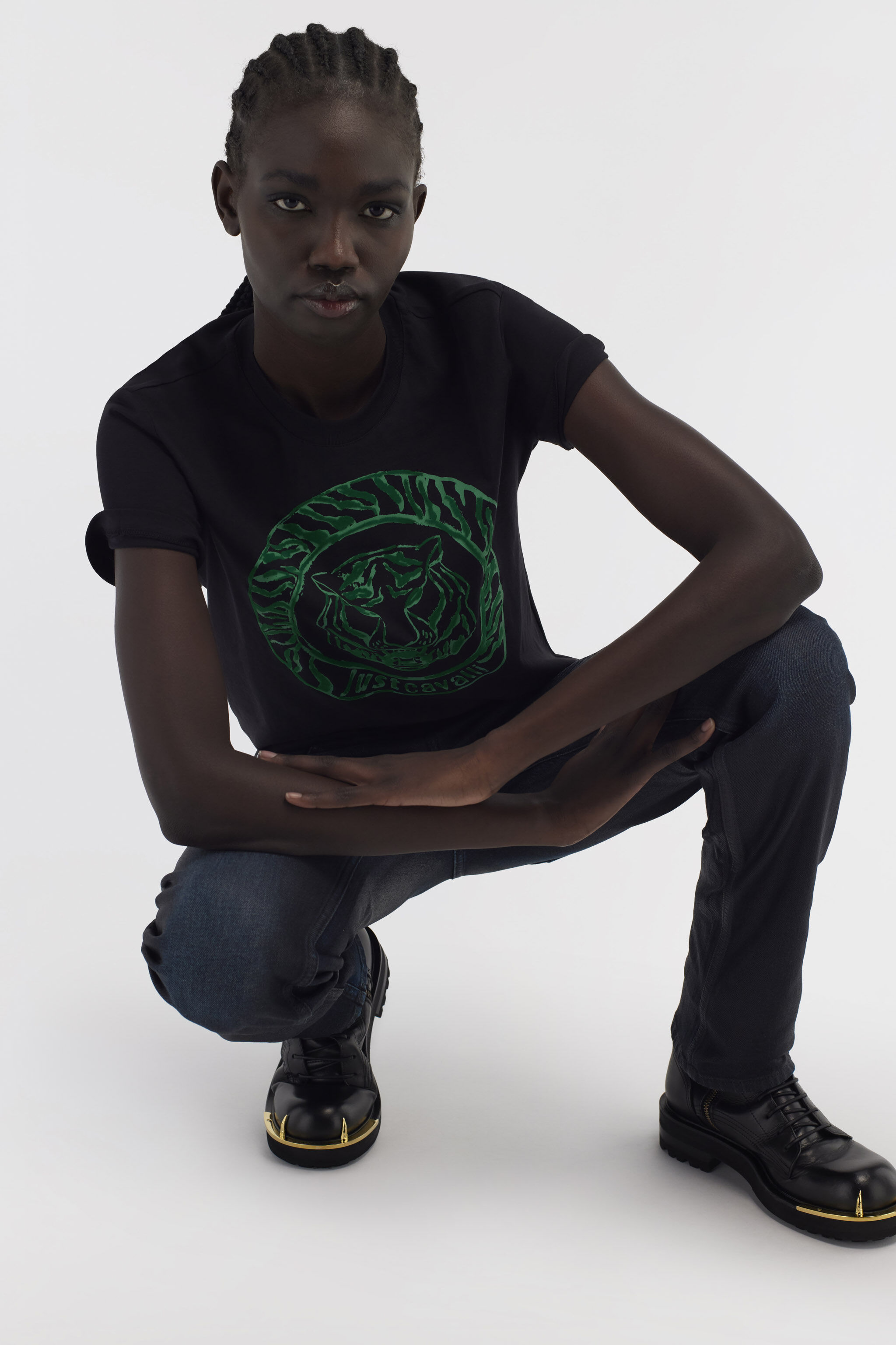 Skinny jeans by Just Cavalli in Dark blue for Men | Roberto Cavalli®