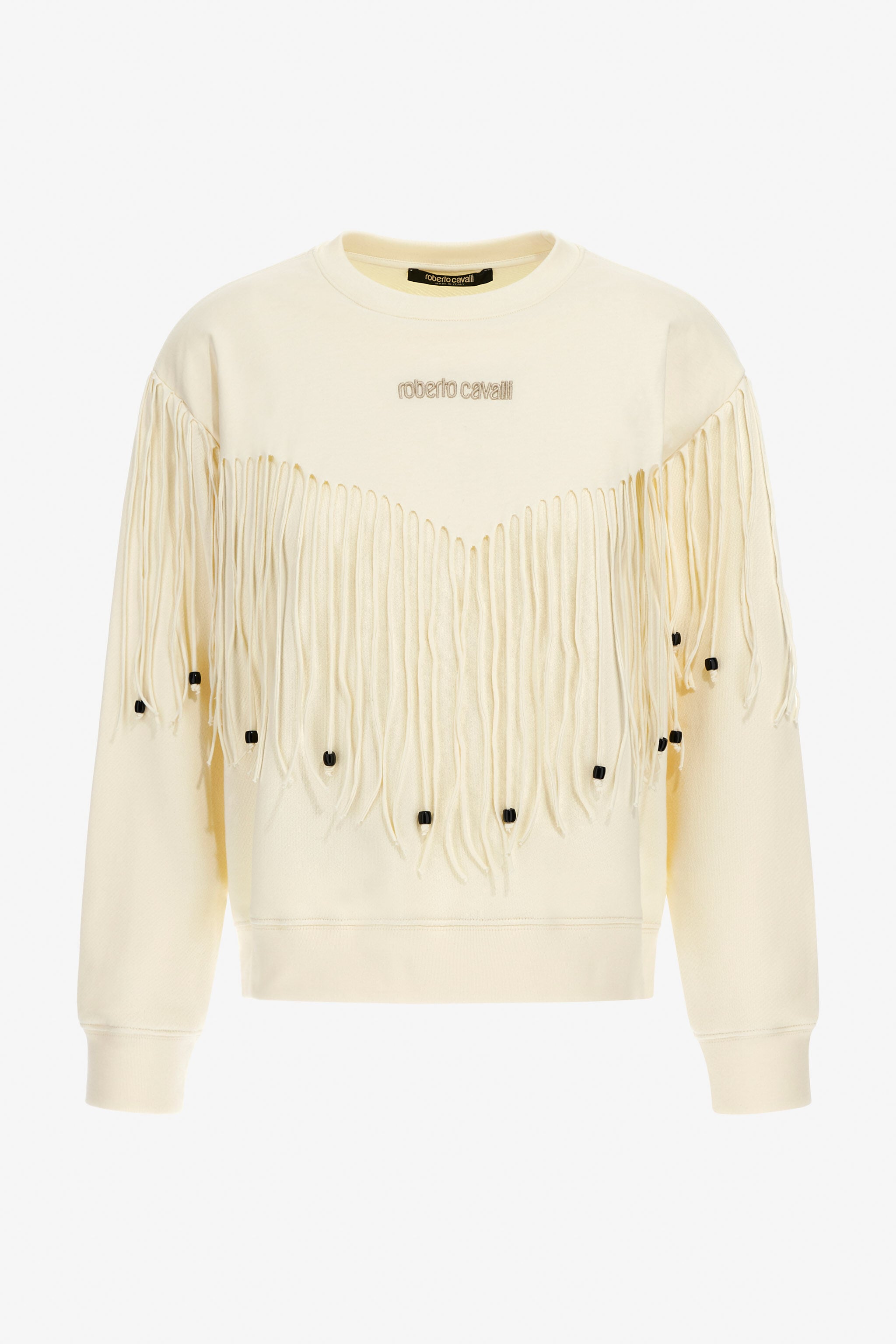 RC Sweatshirt with Fringe RC Sweatshirt with Fringe Ivory TKT66D-CF020