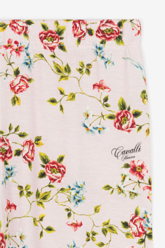 JU Leggings mit Blumen-Print JU Leggings mit Blumen-Print Rosa OJT213-ISA2J
