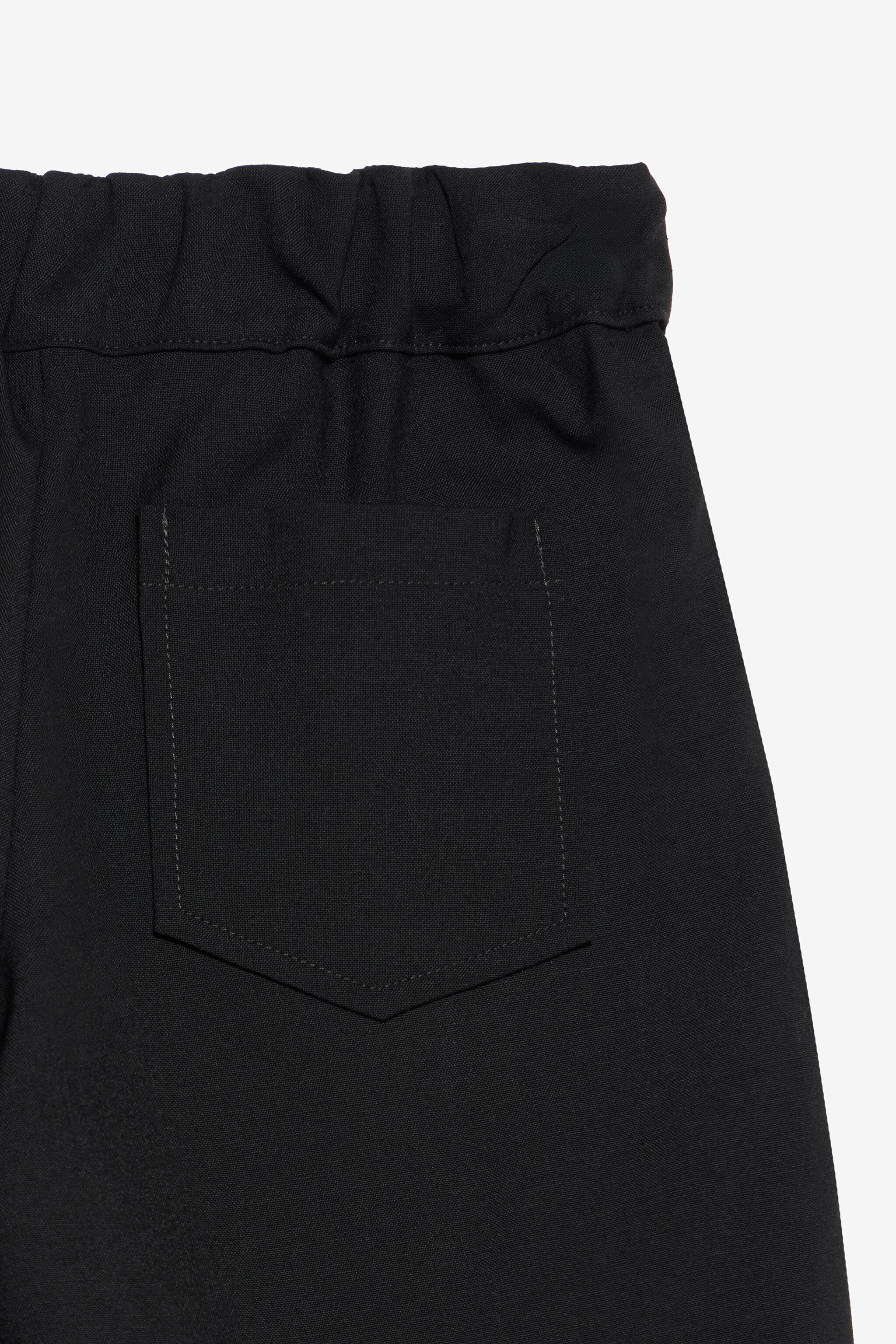JU Schwarze Wide-Leg-Hose JU Schwarze Wide-Leg-Hose BLACK/P.G. XJT22K-GA108