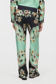 RC Kimono Print Trousers DARK GREEN/BLACK XNT265-4QT25