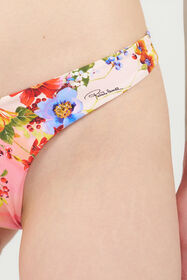 RC Miami Flowers Print Bikini Bottom GREEN/FUCHSIA WQW002-HVR39
