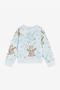 JU Felpa con stampa Teddy Bear Azzurro RJT913-5OG79