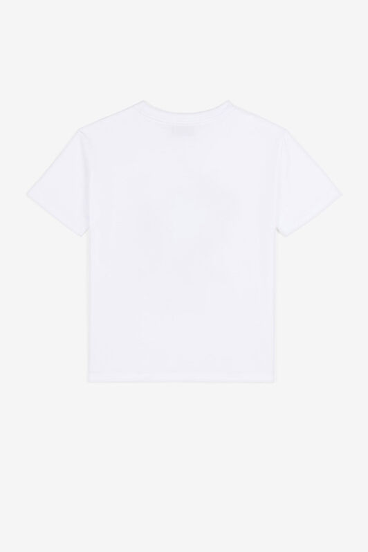 JU T-Shirt mit Tiger-Print Weiß QJT678-JV025