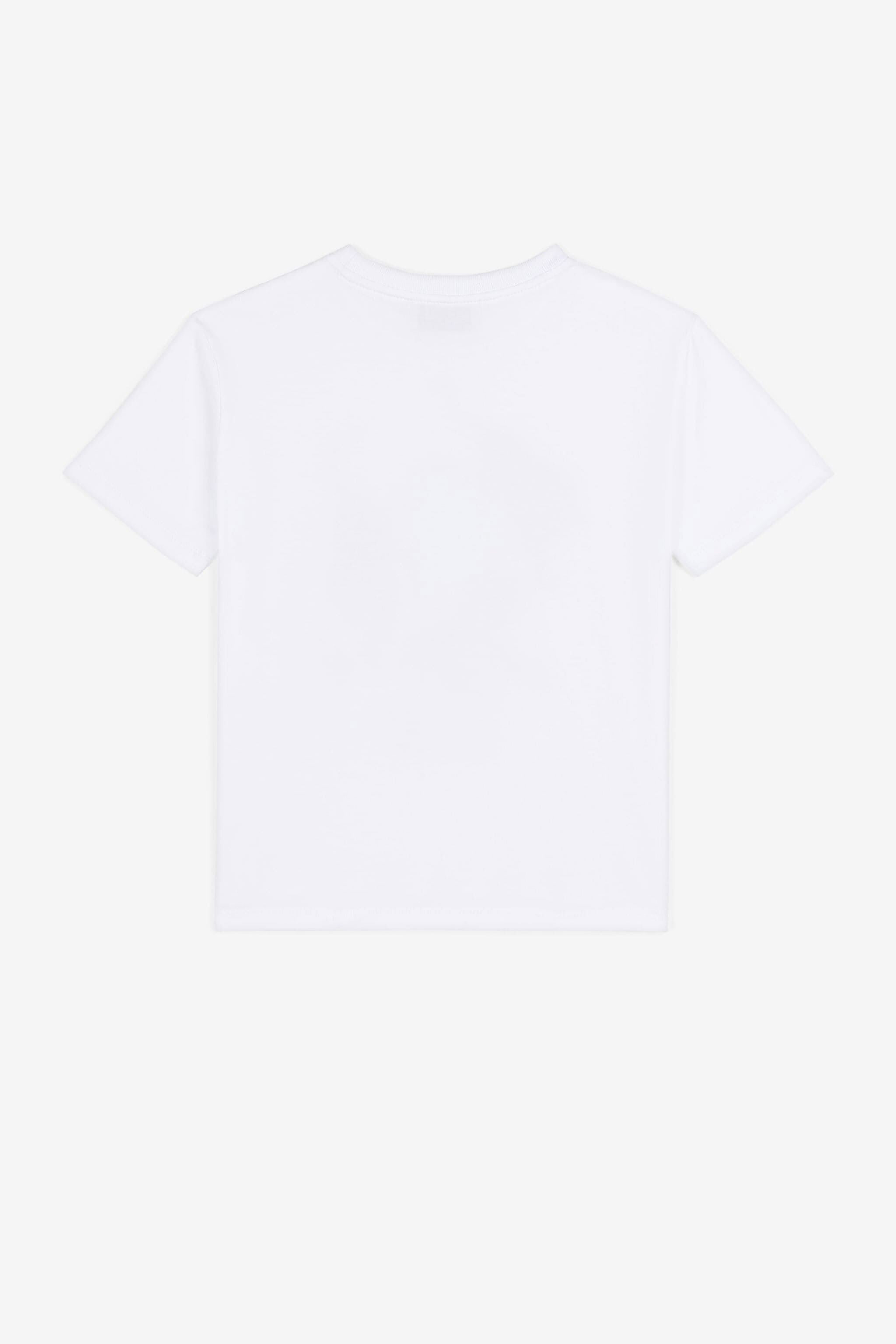 JU T-Shirt mit Tiger-Print Weiß QJT678-JV025