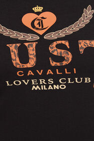 JC Camiseta con Estampado Lovers Club BLACK VFT197-VF320