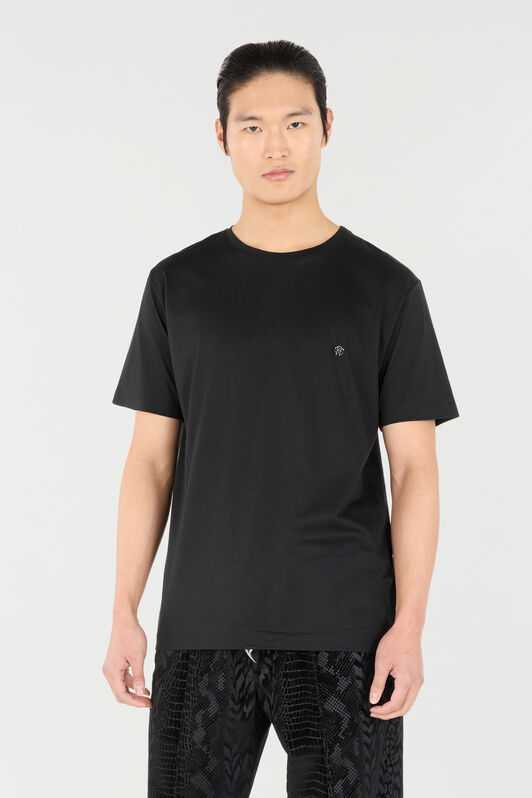 RC T-Shirt with Mirror Snake Monogram Black POT60E-JD023