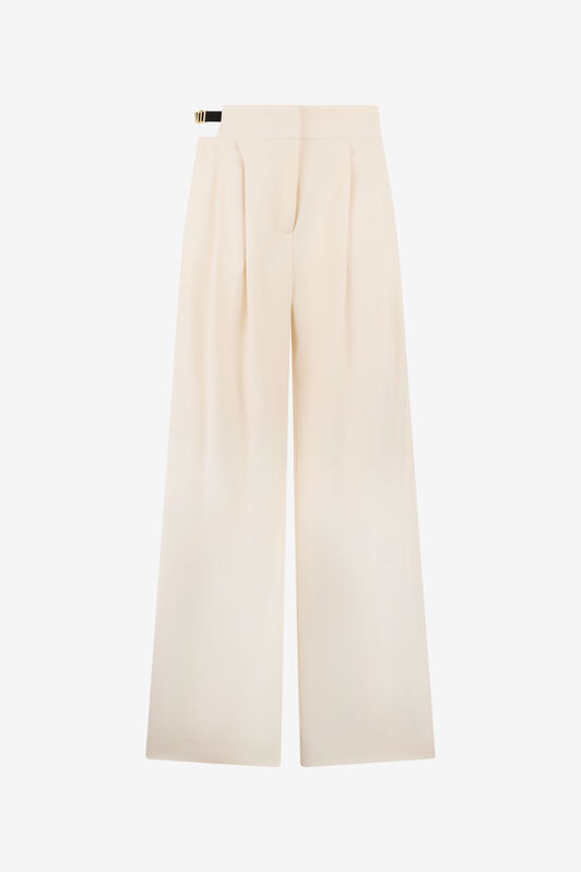 JC Pantalon Large Crème Avec Découpe JC Pantalon Large Crème Avec Découpe OFF WHITE UFT091-UF130